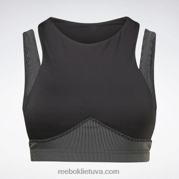 Reebok studijos sluoksniuotos liemenėlės viršus FTYF8600 juodas moterys