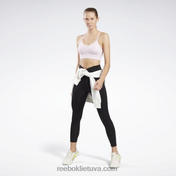Reebok treniruotėms paruošta sportinė liemenėlė FTYF8673 pikselių rožinė moterys