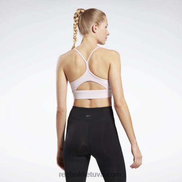 Reebok treniruotėms paruošta sportinė liemenėlė FTYF8673 pikselių rožinė moterys