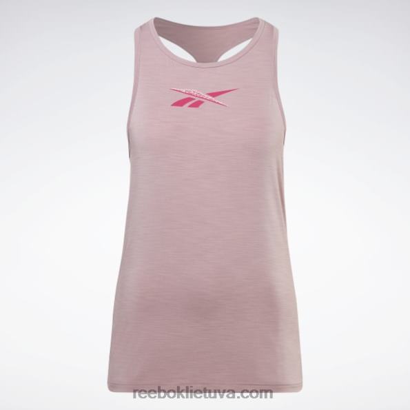 Reebok „Activchill“ grafinis viršutinis skydelis FTYF8723 užpilta alyvinė moterys