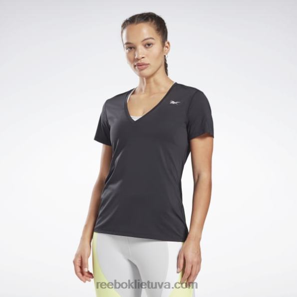 Reebok Activchill sportiniai marškinėliai FTYF8878 juodas moterys