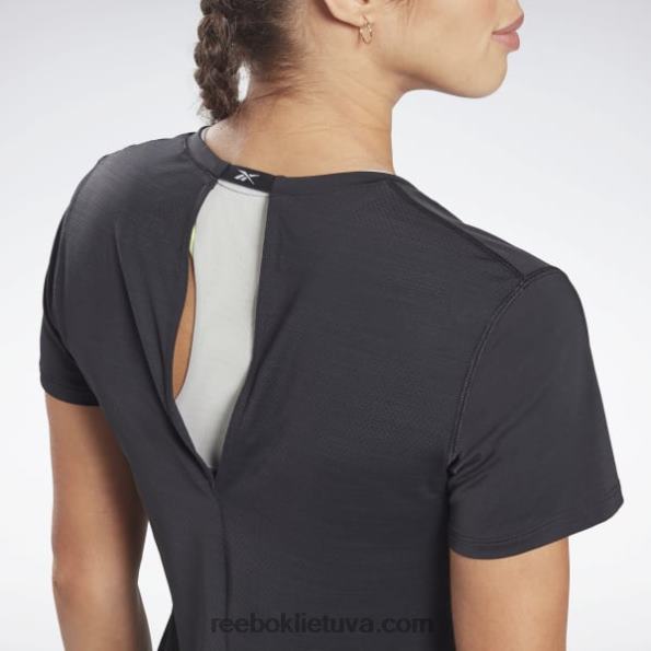 Reebok Activchill sportiniai marškinėliai FTYF8878 juodas moterys