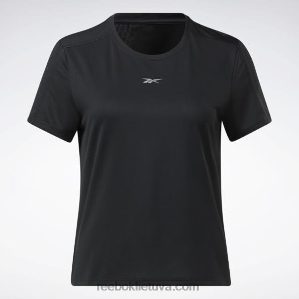 Reebok bėgimo speedwick marškinėliai FTYF8589 juodas moterys