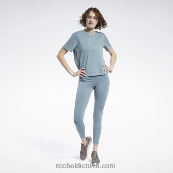 Reebok klasikiniai natūralių dažų marškinėliai FTYF8974 vidurnakčio pušis moterys