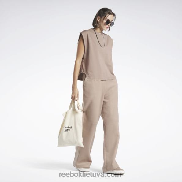 Reebok klasikinis trikotažinis raumenų viršus FTYF8803 taupe moterys