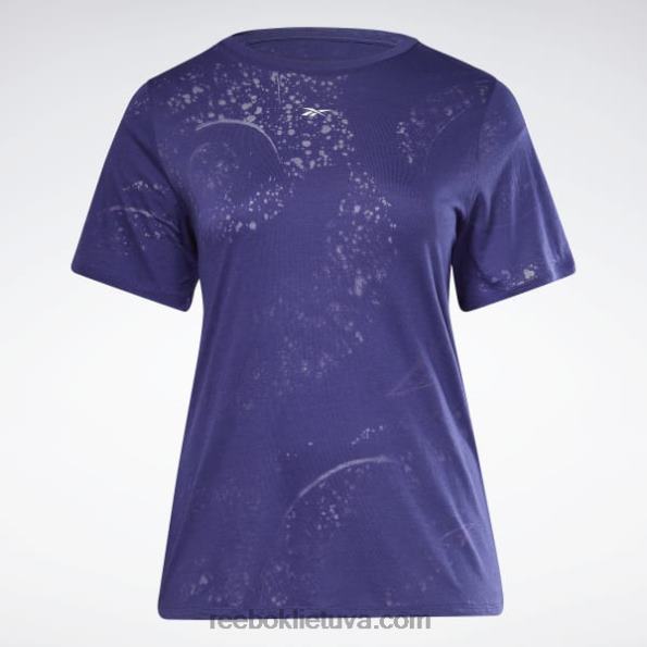 Reebok perdegimo marškinėliai (plius dydis) FTYF8545 drąsiai violetinė moterys