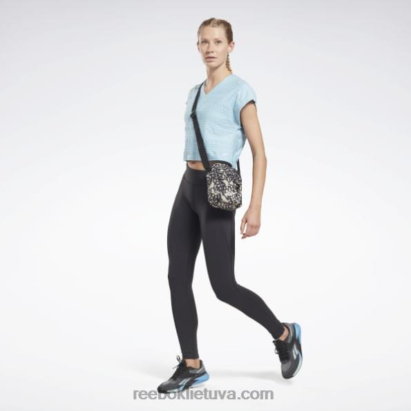 Reebok perforuoti marškinėliai FTYF8895 mėlynas perlas moterys