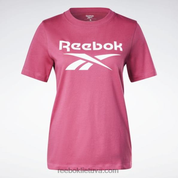 Reebok tapatybės marškinėliai FTYF8520 pusiau išdidus rožinis/baltas moterys