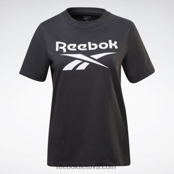 Reebok tapatybės marškinėliai FTYF8713 juodas moterys