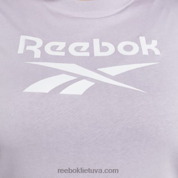 Reebok tapatybės marškinėliai (plius dydis) FTYF8729 violetinė oazė moterys