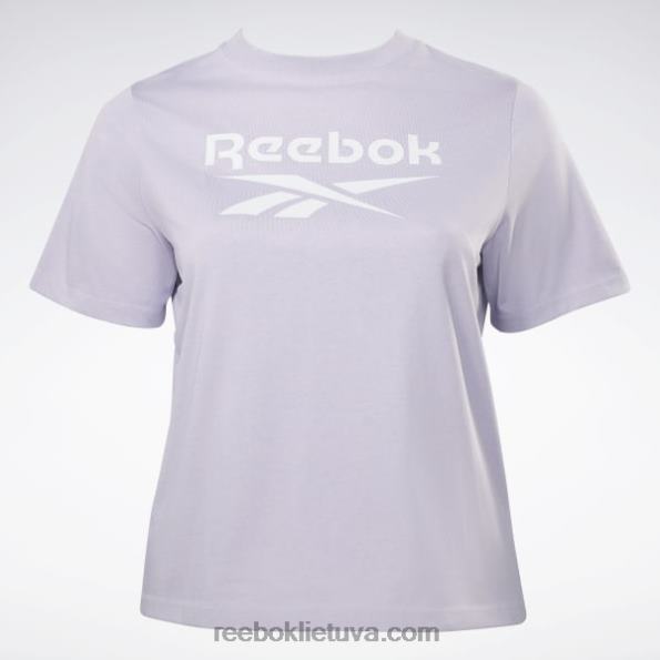 Reebok tapatybės marškinėliai (plius dydis) FTYF8729 violetinė oazė moterys