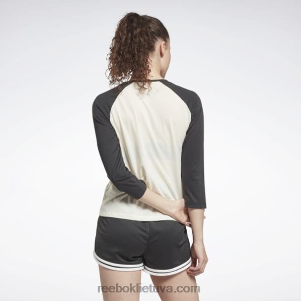 Reebok treniruotėms paruošti beisbolo marškinėliai FTYF8604 klasikinis baltas moterys