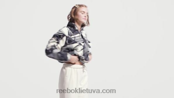 Reebok klasikiniai žieminiai megztiniai su pusiau užtrauktuku FTYF8848 gryna pilka 5 moterys