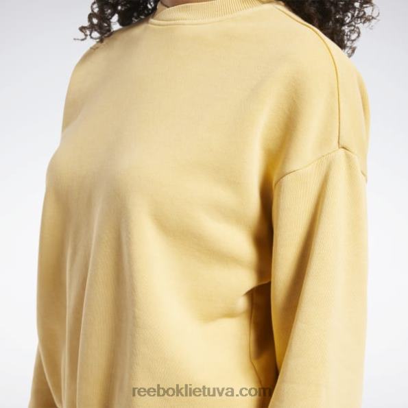 Reebok klasikiniai natūralių dažų megztiniai FTYF8856 ryški ochra moterys