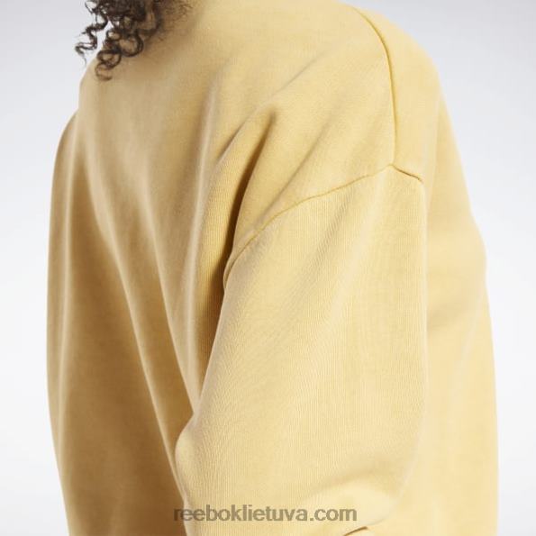 Reebok klasikiniai natūralių dažų megztiniai FTYF8856 ryški ochra moterys