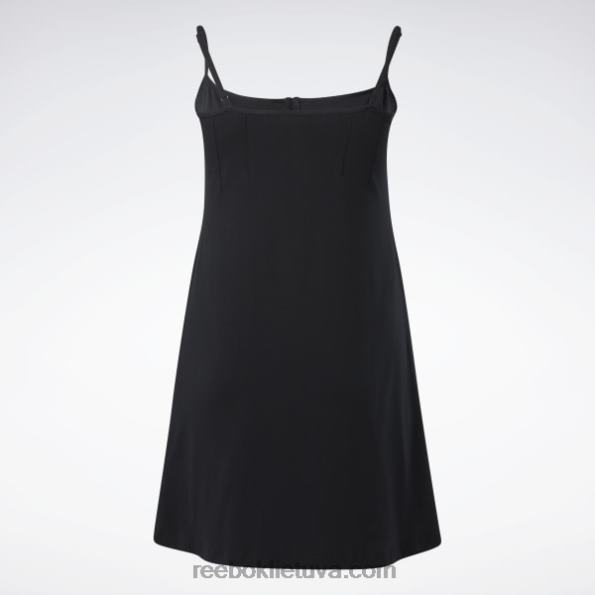 Reebok klasikinė medvilninė suknelė (plius dydis) FTYF8585 juodas moterys