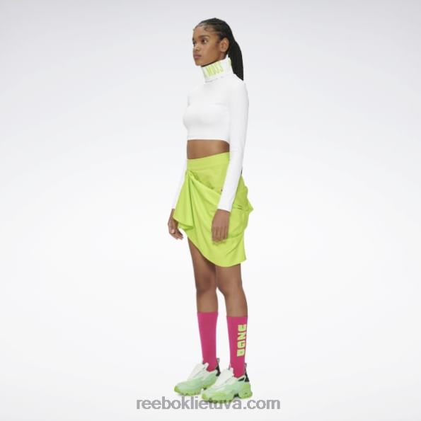 Reebok samanomis apvilktas sijonas FTYF8915 garsinė žalia moterys