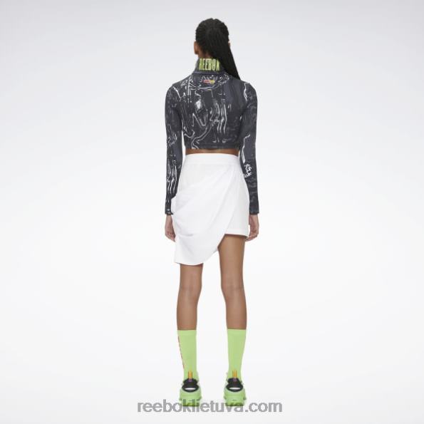 Reebok samanomis apvilktas sijonas FTYF8916 baltas moterys