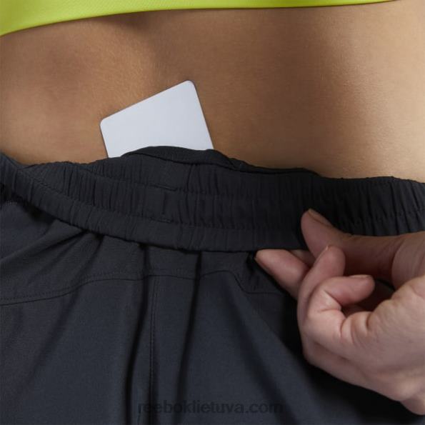 Reebok bėgimo šortai FTYF8505 nakties juoda moterys