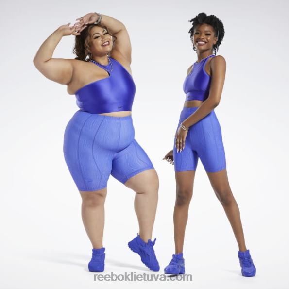 Reebok cardi b šortai aukštu liemeniu FTYF8721 ultima violetinė moterys