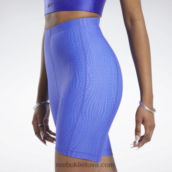 Reebok cardi b šortai aukštu liemeniu FTYF8721 ultima violetinė moterys