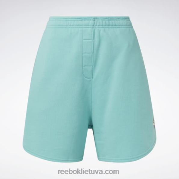 Reebok klasikiniai megzti šortai FTYF8747 pusiau klasikinė žalsva moterys