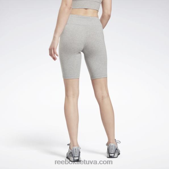 Reebok šortai su logotipu FTYF8693 vidutinio pilkumo viržiai moterys