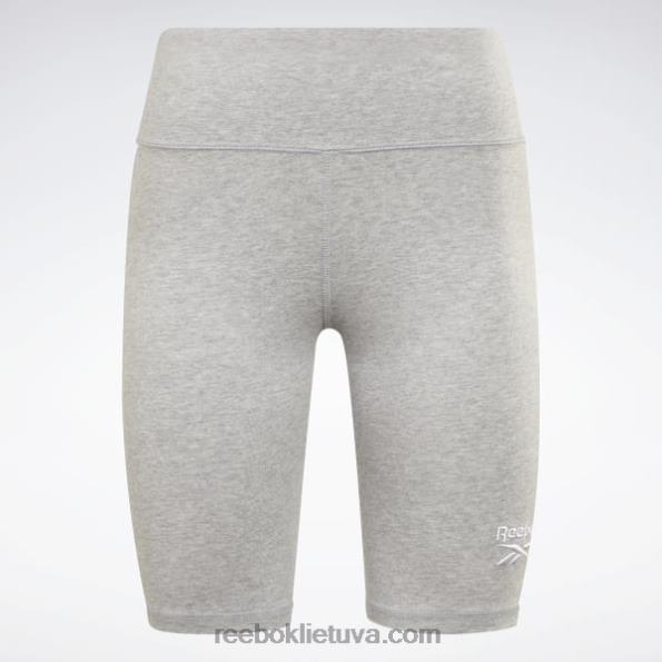 Reebok šortai su logotipu FTYF8693 vidutinio pilkumo viržiai moterys