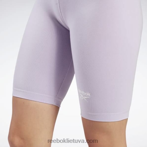 Reebok šortai su logotipu FTYF8838 violetinė oazė moterys