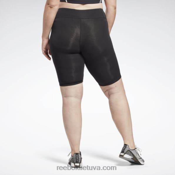 Reebok šortai su logotipu (plius dydis) FTYF8601 juodas moterys