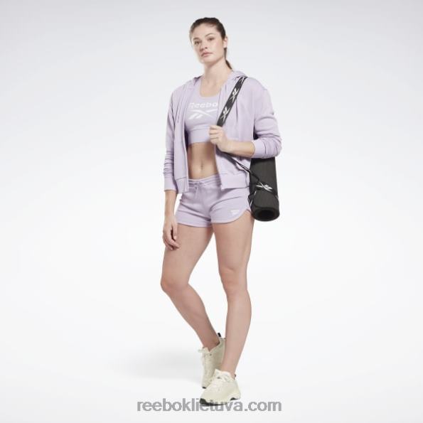 Reebok tapatybės prancūziški kilpiniai šortai FTYF8569 violetinė oazė moterys