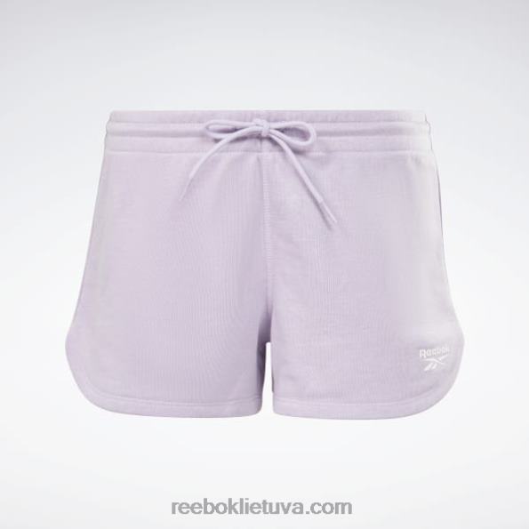 Reebok tapatybės prancūziški kilpiniai šortai FTYF8569 violetinė oazė moterys