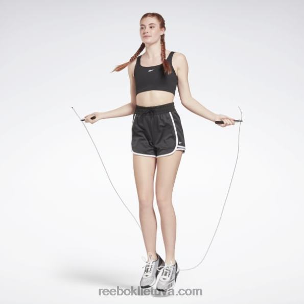 Reebok treniruotėms paruošti aukšti šortai FTYF8412 nakties juoda moterys