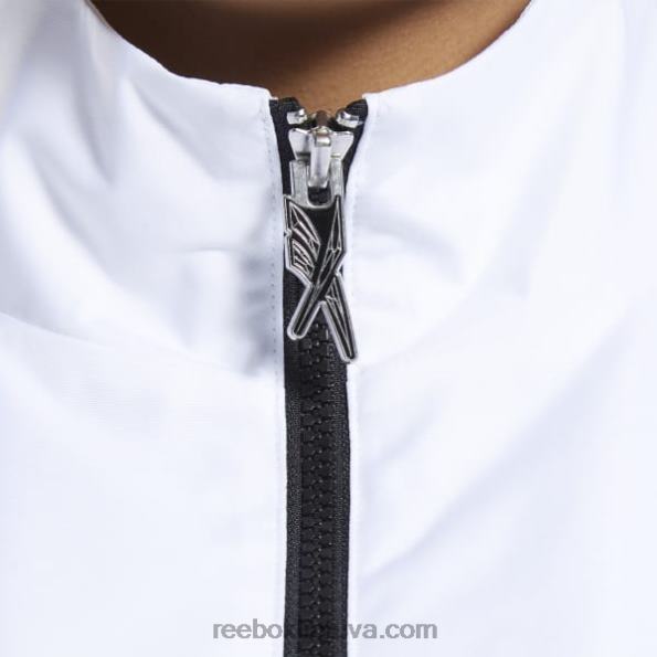 Reebok Cardi b austa crop striukė (plius dydis) FTYF8335 baltas moterys