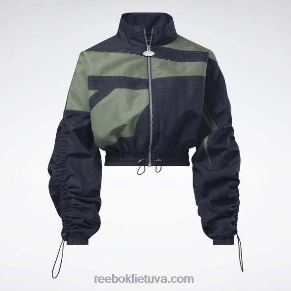 Reebok cardi b austa satino striukė FTYF8937 juodas moterys