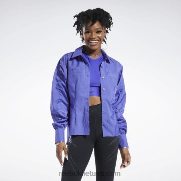 Reebok cardi b top FTYF8457 violetinė atmosfera moterys