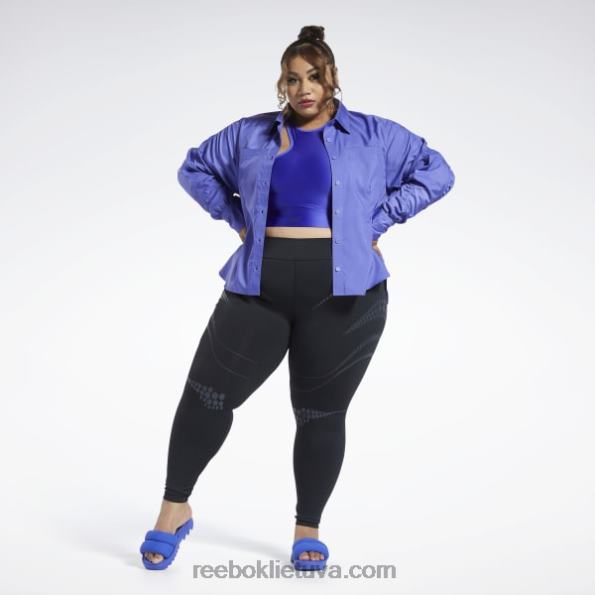 Reebok cardi b top (plius dydis) FTYF8361 violetinė atmosfera moterys