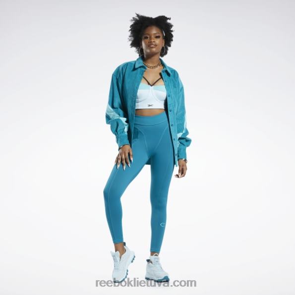 Reebok cardi b velveto padengimas FTYF8291 jūrų uosto žalsvai mėlyna moterys