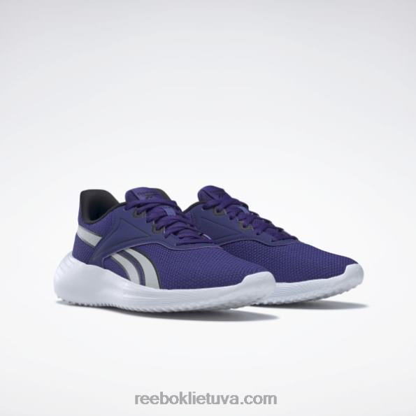 Reebok Lite 3 moteriški bėgimo bateliai FTYF8120 paryškinta violetinė/juoda/grynai pilka 2