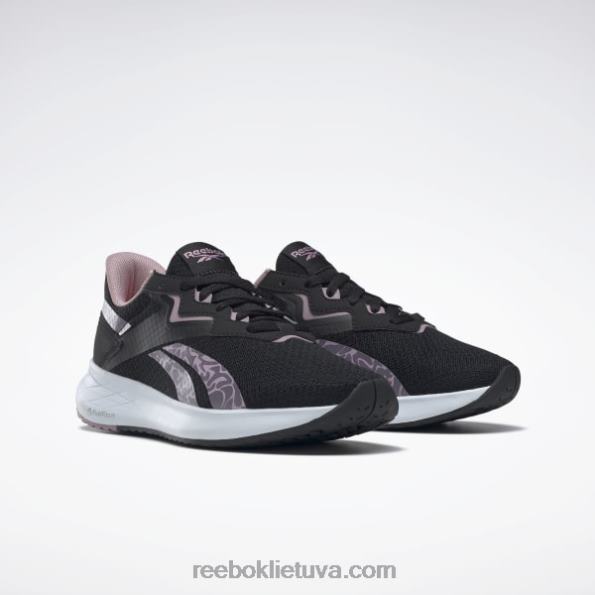 Reebok energen plus 2 moteriški bėgimo bateliai FTYF8321 šerdis juoda/alyvinė/oranžinė blykstė