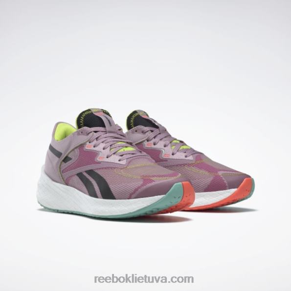 Reebok floatride energy symmetros 2 moteriški bėgimo bateliai FTYF8181 užpilta alyvinė/rūgštinė geltona/pusiau klasikinė žalsva