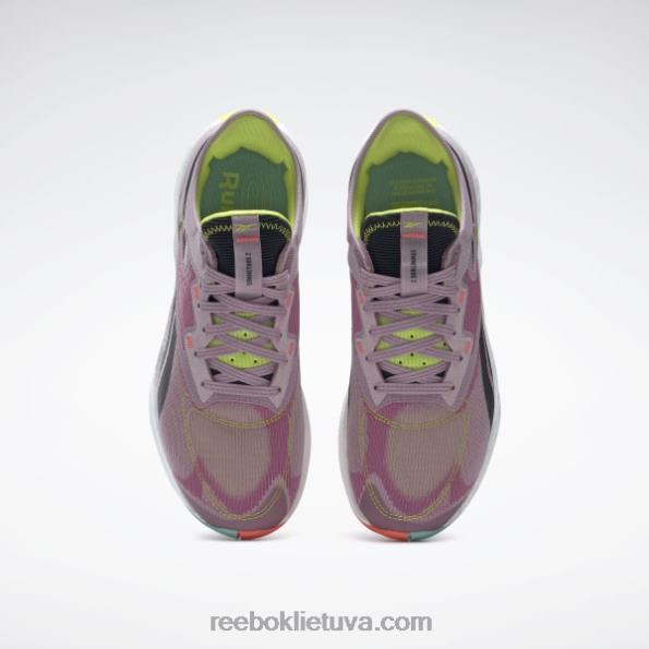 Reebok floatride energy symmetros 2 moteriški bėgimo bateliai FTYF8181 užpilta alyvinė/rūgštinė geltona/pusiau klasikinė žalsva