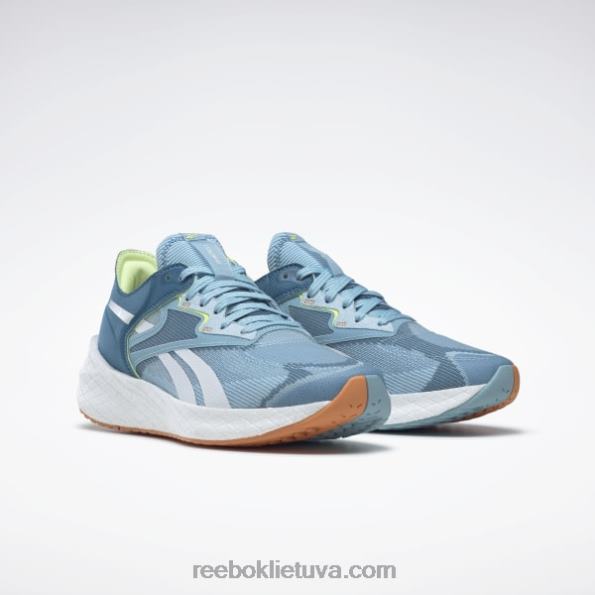 Reebok floatride energy symmetros 2 moteriški bėgimo bateliai FTYF8327 mėlynas perlas/steely blue s23-r/ftwr balta