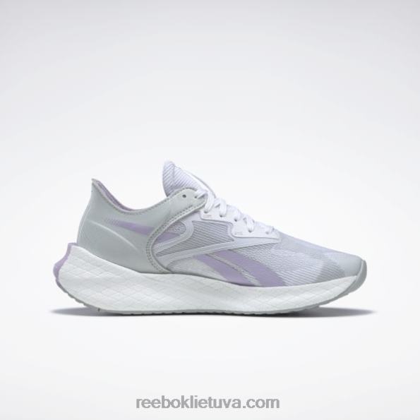 Reebok floatride energy symmetros 2 moteriški bėgimo bateliai FTYF8386 ftwr balta/grynai pilka 2/purpurinė oazė