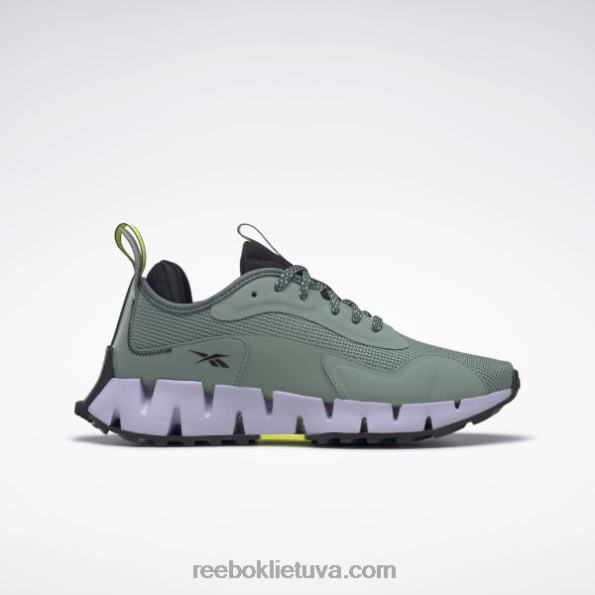 Reebok zig dynamica adventure moteriški batai FTYF871 harmonija žalia/šerdis juoda/violetinė oazė