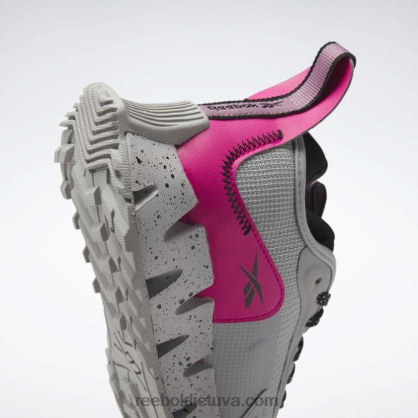 Reebok zig dynamica adventure moteriški batai FTYF884 gryna pilka 3 / išdidžiai rožinė / šerdis juoda