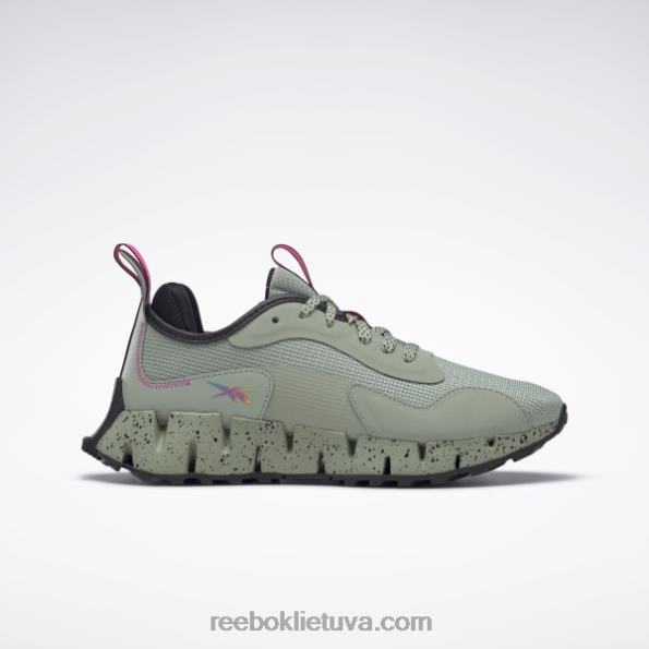 Reebok zig dynamica adventure moteriški batai FTYF892 mistinė pilka/juoda šerdis/atominė rožinė