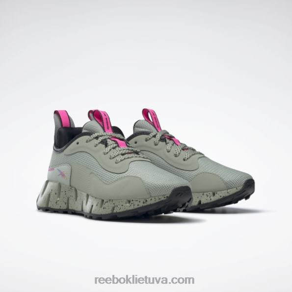 Reebok zig dynamica adventure moteriški batai FTYF892 mistinė pilka/juoda šerdis/atominė rožinė