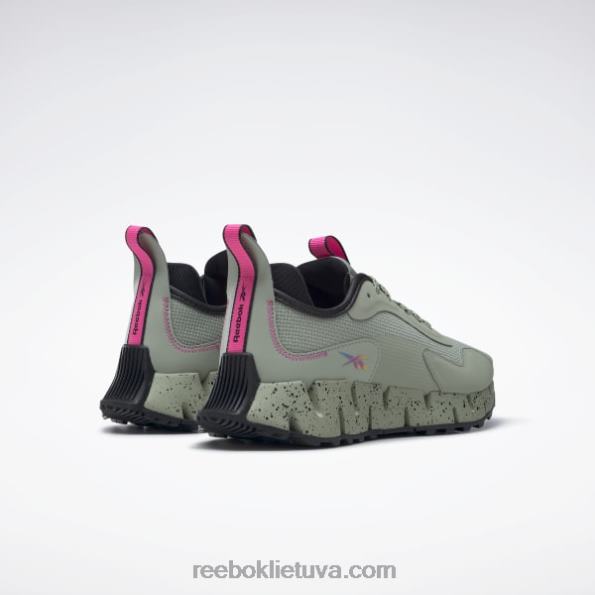Reebok zig dynamica adventure moteriški batai FTYF892 mistinė pilka/juoda šerdis/atominė rožinė