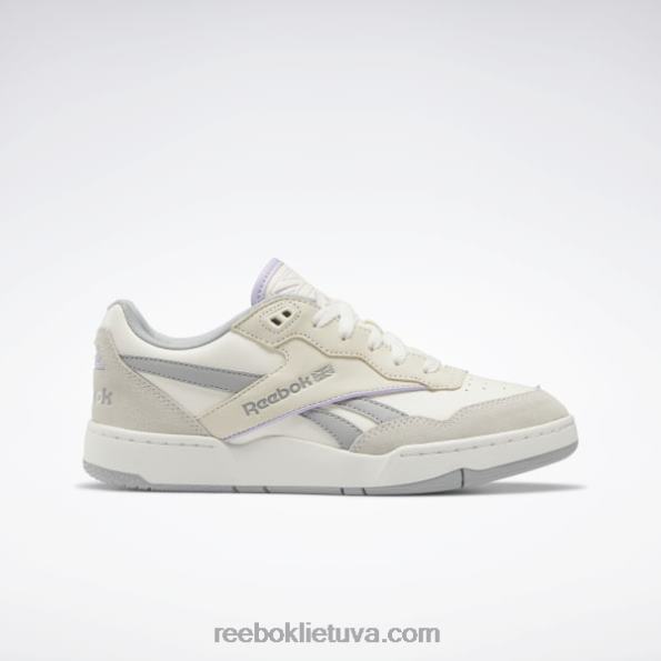 Reebok bb 4000 ii moteriški batai FTYF8926 klasikinė balta/grynai pilka 3/violetinė oazė